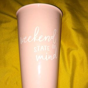 Tall Ceramic Coffee Tumbler